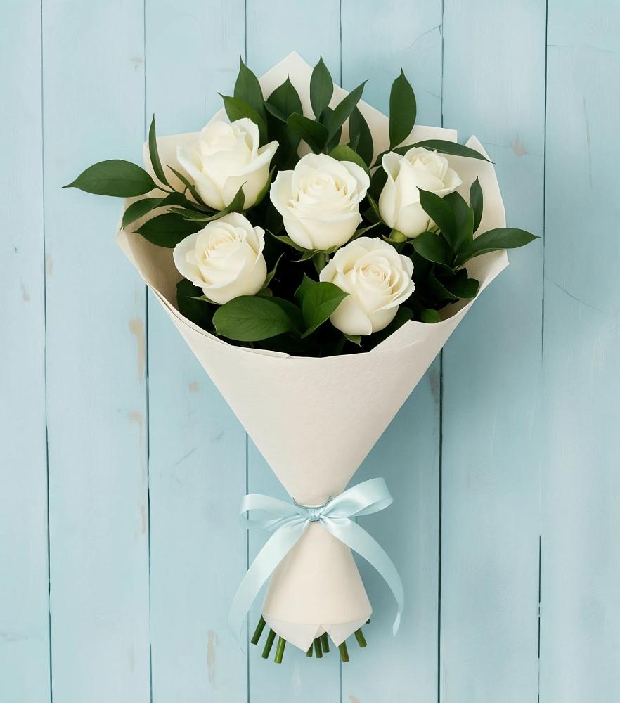 Букет цветов из: Розы в посёлок центральной усадьбы совхоза Синичино