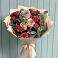 Букет цветов из: Гвоздики и Розы в посёлок центральной усадьбы совхоза Синичино