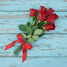 Букет Красные розы в посёлок центральной усадьбы совхоза Синичино