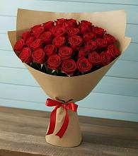Букет Красные розы Милано в посёлок центральной усадьбы совхоза Синичино