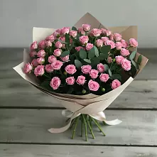 Букет Удовольствие в посёлок центральной усадьбы совхоза Синичино