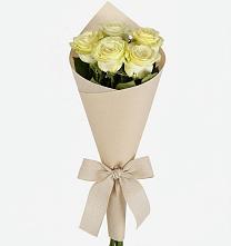 Букет цветов из:  Розы в посёлок центральной усадьбы совхоза Синичино