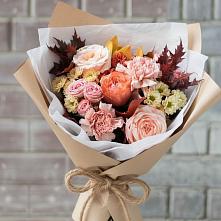 Букет цветов из:  Гвоздики, Хризантемы и Розы #REPLACE_PRED# посёлок центральной усадьбы совхоза Синичино