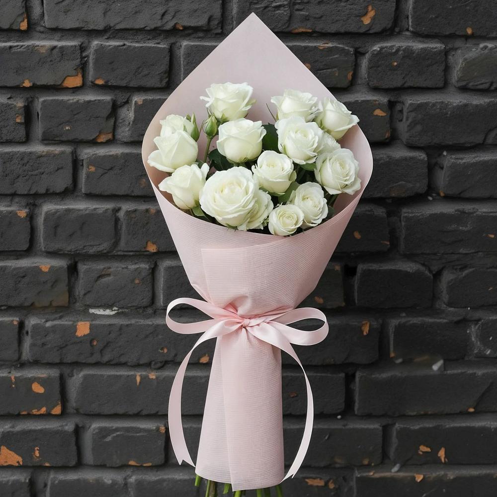 Букет цветов из: Розы в посёлок центральной усадьбы совхоза Синичино