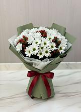 Букет цветов из:  Хризантемы #REPLACE_PRED# посёлок центральной усадьбы совхоза Синичино